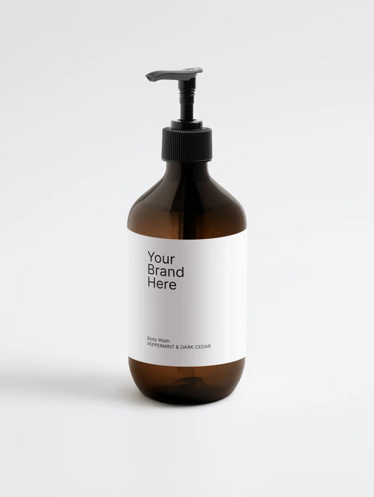 Nettoyant corps et mains, menthe poivrée et cèdre noir