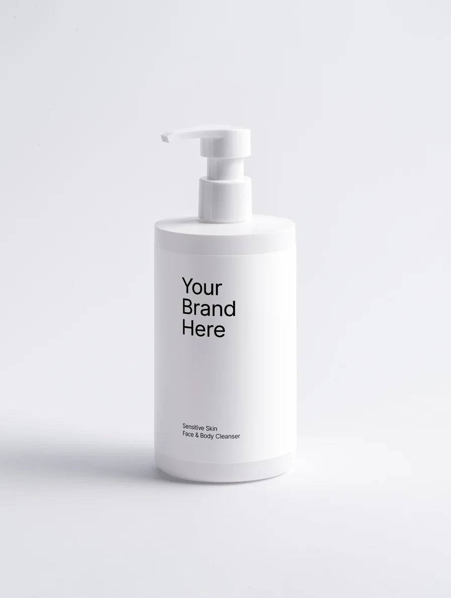 Nettoyant visage et corps pour peaux sensibles
